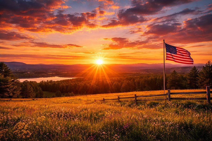 What Time Is a Sunset in America