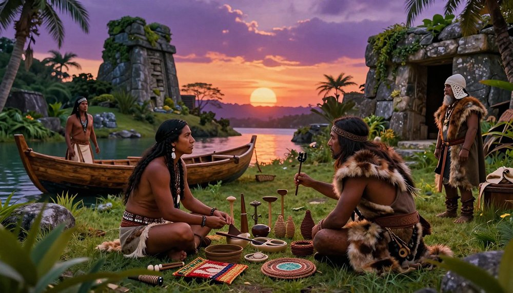 Polynesian travelers in South America